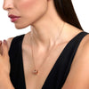 Belle Époque Reel Pink Gold and Diamonds Necklace, 8.3mm
